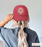 Am Yisrael Chai Hat Distressed Lion Zion Judah Israeli Artist Israel Jewish Art Holiday Hats Men women Baseball hats gift gifts Unisex Cap