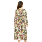7 Species of Israel Print Dress: Rosh Hashanah Jewish Holiday Outfit