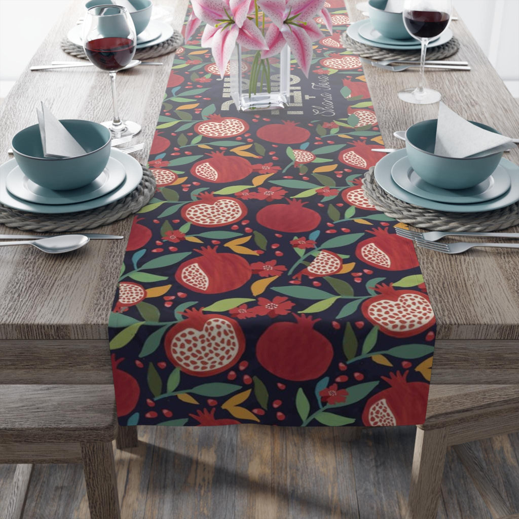 Personalized Shana tova Apple & Honey Table Runner Jewish gift Jewish holiday Israel Rosh Hashanah jewish gift, Israel, dinner table custom