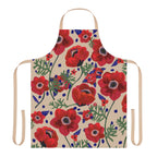 Israel Kalanit Flower Apron, kitchen jewish gifts israel art israeli, flowers gifts fruit art kitchen decor apron for women pattern Purim