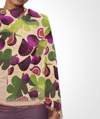Figs of Israel Scarf Head Headwrap Fruit Scarves Women fabric Hair Cover Covering Jewish Israeli Artist Fruits Art Am Yisrael Chai Passover