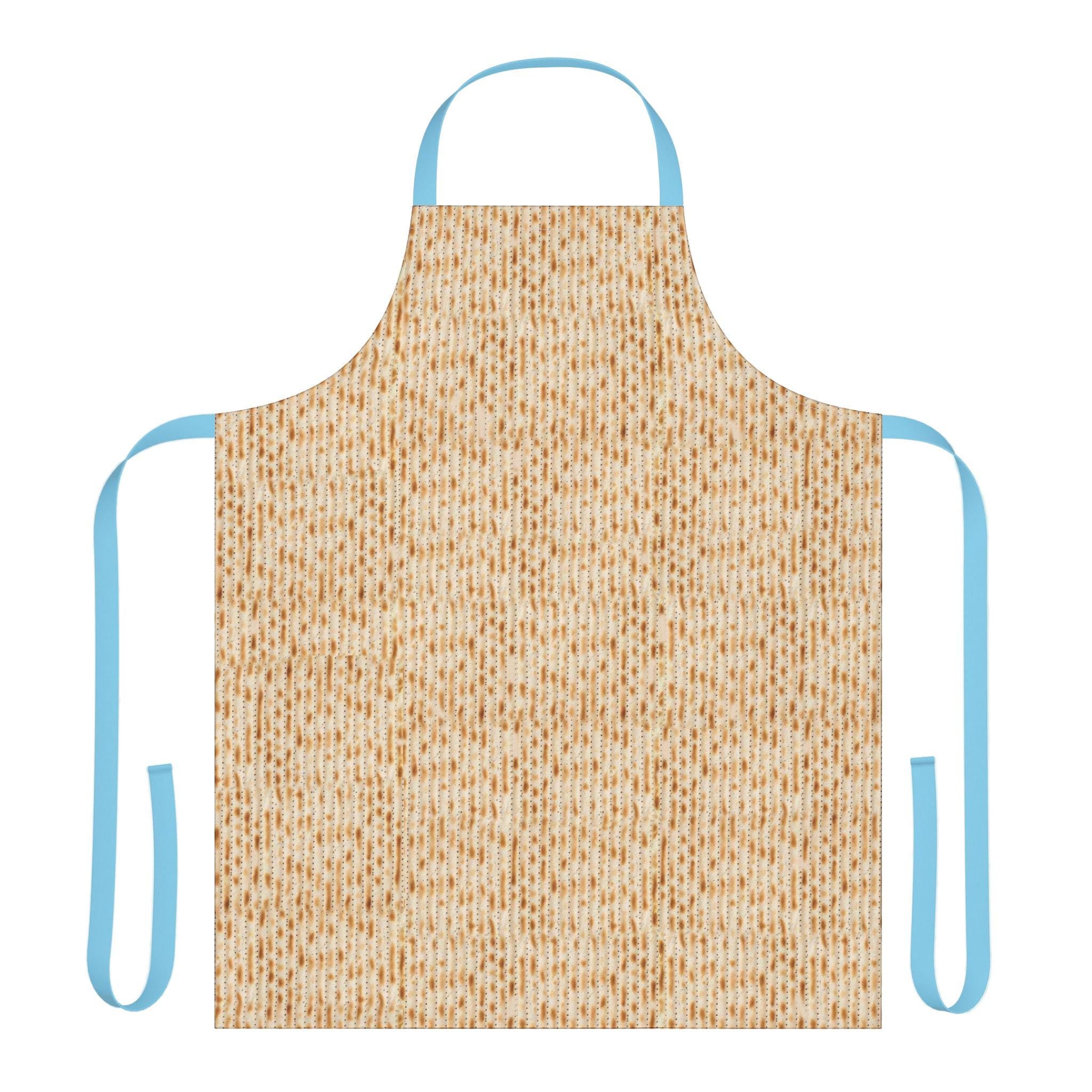 Matzah Apron for Passover Funny Jewish Apron Passover Kitchen Gift Pesach Matzah Cooking Apron Passover Seder Apparel Unique Holiday Gift