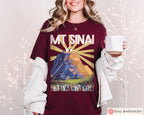 Shavuot Sweatshirt Shirt Mount Sinai Jewish Art Am Yisrael Chai T-Shirt Bible Gift Shavuos Holiday Shirt Jewish Gift Israeli Artist Design