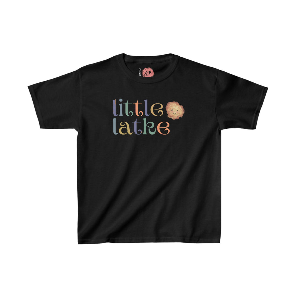 Little Latke Hanukkah Kids Shirt, Heavy Cotton Tee, Birthday gift jewish gift, little girl shirt, hanukkah, hanukkah gift, boy, jewish shirt