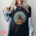 Lion Zion Am Yisrael Chai Shirt, graphic tee, vintage shirt, israel, art, jewish, jewish gift Israelite, Israeli Pride, Proud Jew, hanukkah