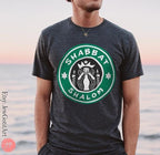 Starbucks Shabbat Shalom Tshirt Unisex graphic israel art jewish, jewish gift Israelite candlesticks  Israeli Coffee Shabbos gifts candles
