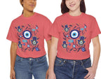 Evil Eye Hamsa Shirt Eyes Art T-shirt Am Yisrael Chai jewish gift Israeli Artist Rosh Hashanah Jewish Holiday Gifts Jewish Art Hamsa Art