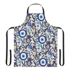 Hamsa Hand Apron Kitchen towel Evil Eye Protection Unique Israeli Art for Modern Home Chefs Israel Art Israeli Artist Jewish Gift Hanukkah