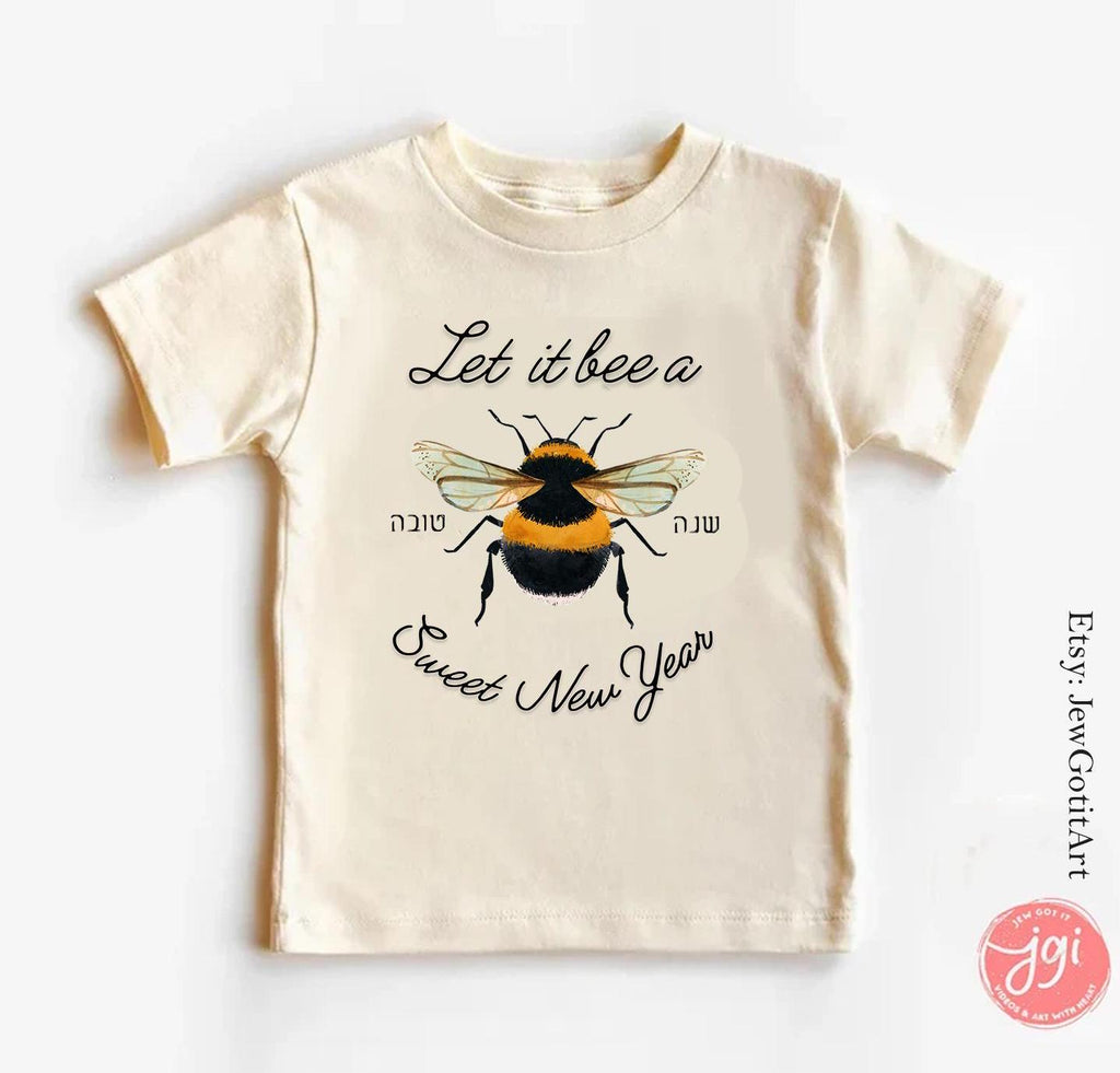 Dip Apple phone in Honey Shana Tova Kid Shirt Rosh Hashanah Sweatshirt onesie tshirt gift Jewish New Year kid, customized personalized gifts