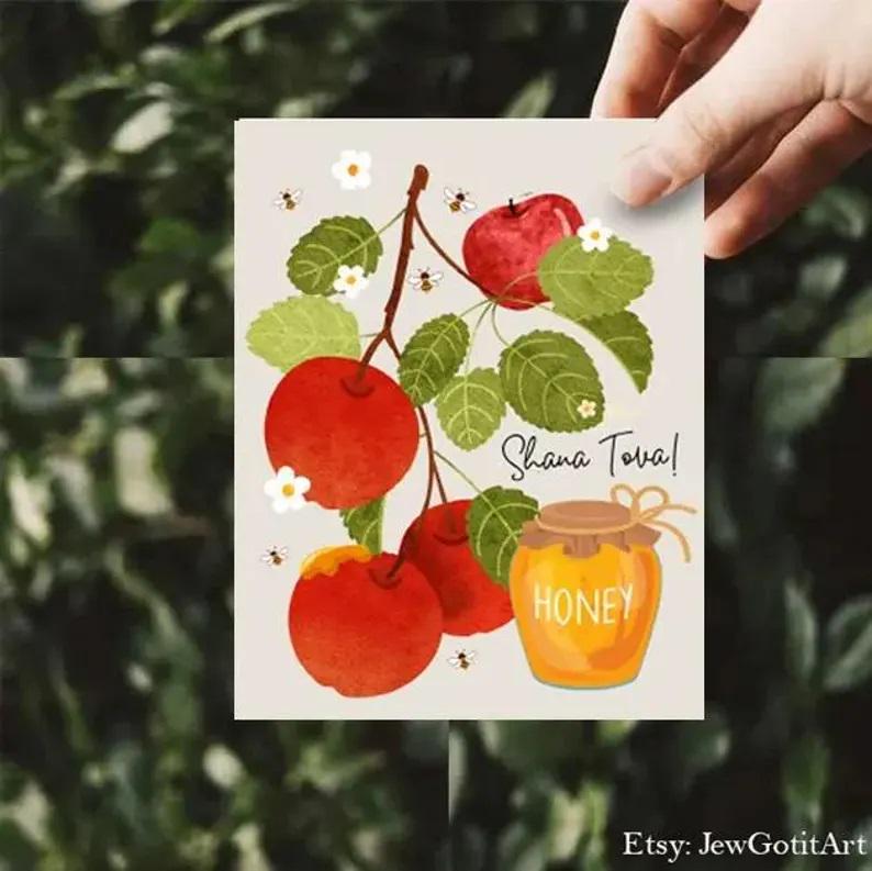 20 Set Rosh Hashanah Greeting Cards, Shana Tova Jewish Holiday Greeting Cards, shana tova gifts shana tova card rosh hashana, jewish gift