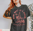 Purim Wine Shirt Sweatshirt T-Shirt Sweater Purim Costume Gift Israeli Artist Jewish Holiday Wine Not Purim Gift Idea Man Women Shirt