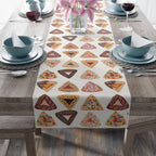 Purim Hamantaschen Table Runner Decoration Jewish gifts Israel Mishloach Manot gift Holiday Israeli Artist Decor Art customized Costume fun