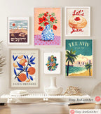 Hanukkah Jelly Donut Art Poster: Jewish Gift, Israeli Design Chanukkah