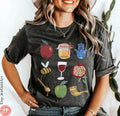 Rosh Hashanah Tshirt Am Yisrael Chai graphic tee Apple Honey Art jewish gift Israeli Artist Rosh Hashana Jewish Holiday Gifts Shana Tova