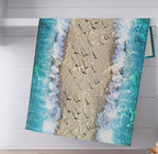 Splitting Sea Kitchen Towel Passover Pesach tea towel cotton towel design Kitchen decor decoration Jewish gift Israeli Am Yisrael Chai art