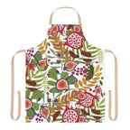 3 Kitchen Set Apron, Mug, kitchen towel 7 Species of Israel Art jewish gifts israeli Artist gifts fruit decor apron for women pattern gift