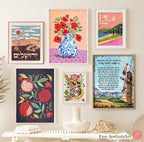 Soldier Prayer Magnets or Art Print Blessing Wall Poster Print Israel Jewish gift Framed IDF Soldiers Hebrew Art Yisrael Chai gifts Israeli