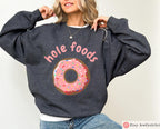 Donut Shirt hole foods Sweatshirt unisex Pink Donut Shirt woman man shirt gift, Israel Art Jewish Shirt Hanukkah Israeli Artist Holiday