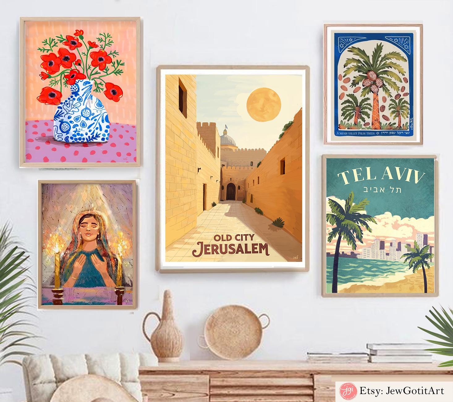 Negev Desert Israel Wall Art Landscape Art Desert Decor Israeli Art Print Negev Desert Poster Middle Eastern Wall Art Nature Art Print Gift