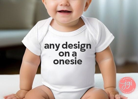 Any Design on Baby Onesie Israel Art latke, Infant Jersey Bodysuit jewish gift, baby gifts Rosh Hashanah hanukah jewish gift one year old