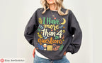 Have More Than 4 Questions Passover Shirt for Kids | Funny Jewish Seder Tee | Matzah & Wine Lover Shirt Boho Passover Apparel Passover Gift