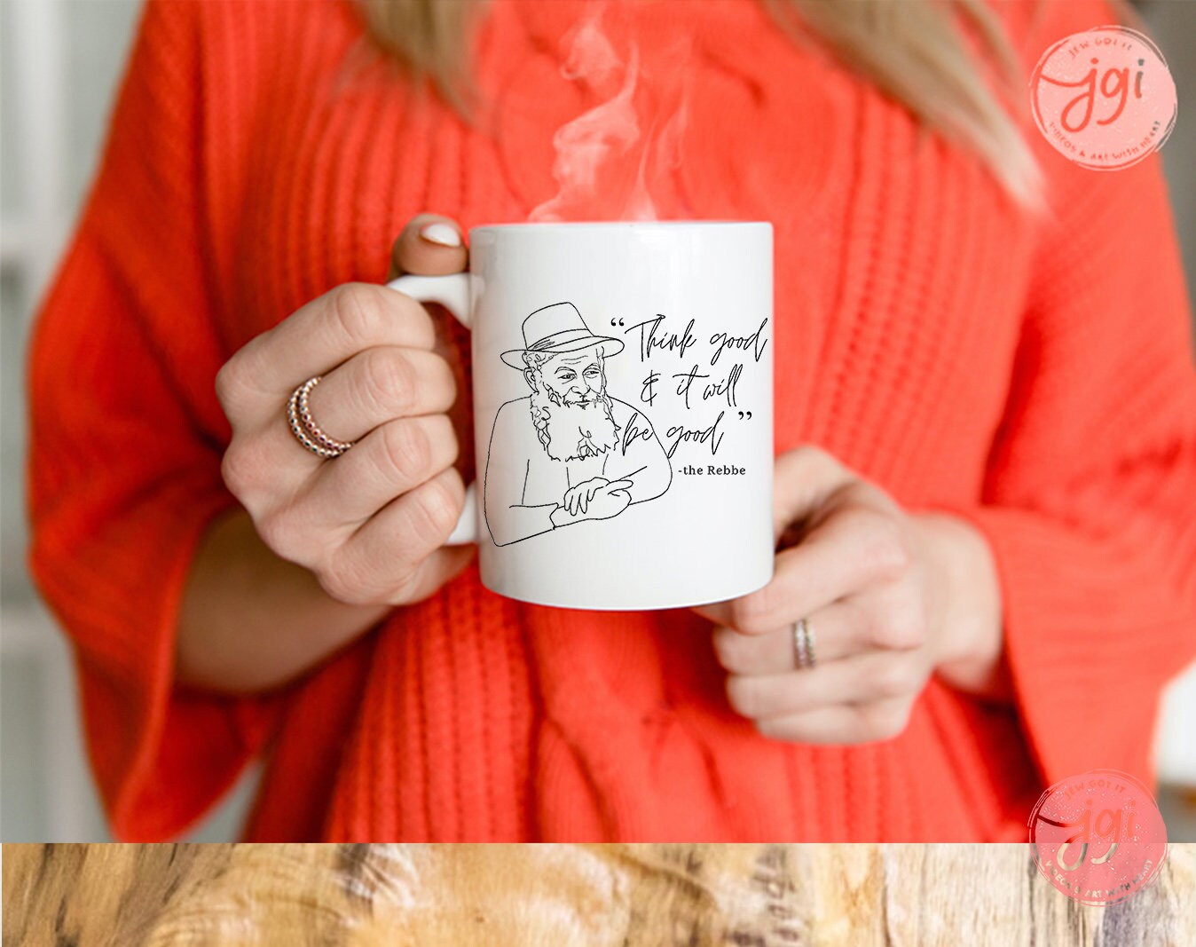 The Rebbe Mug Jewish Quote Mug Chabad Art Drawing Ceramic Coffee Cup Israel Jewish Gift • Judaica Tea Cup • Jewish Art Mug