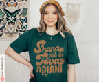 Shana Tova Shirt Rosh Hashanah Am Yisrael Chai graphic tees tshirt Art jewish gift Israeli Artist Rosh Text Hashana Jewish Holiday Gifts