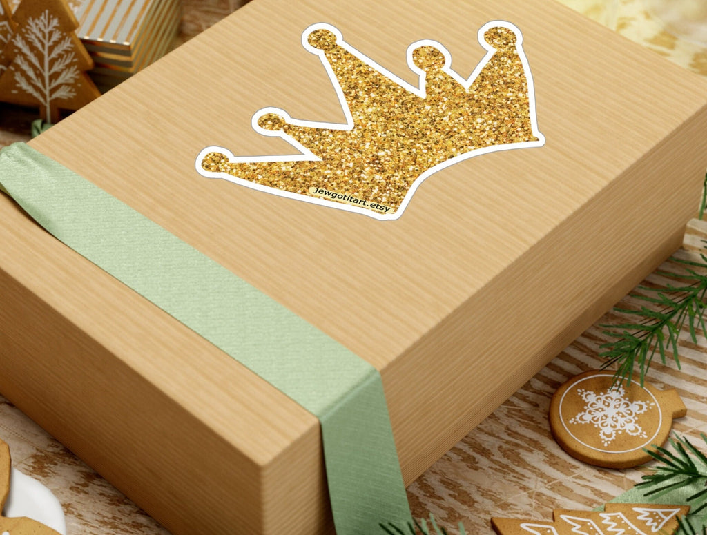 Purim Sticker Set Hamantaschen wine mask grogger crown megillah Hamantaschen jewish gift Israeli Jewish Israel Israeli Artist gifts decor