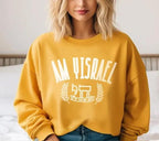 Am Yisrael Chai Sweatshirt Israel Sweater Design Unisex Israeli Artist Israel Art Jewish Holiday Rosh Hashanah Support Israel Jewish Gift