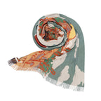 Jerusalem Scarf Kotel Western Wall Israel Head Headwrap Scarves fabric Hair Cover Covering Jewish Israeli Art Am Yisrael Chai Jewish Gifts