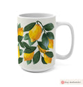 Etrog Sukkot Mug 11oz 15oz Am Yisrael Chai jewish art coffee Ceramic Israel jewish gift Rosh Hashanah Gift Feast of Tabernacle Israel Art