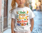 Have More Than 4 Questions Passover Shirt for Kids | Funny Jewish Seder Tee | Matzah & Wine Lover Shirt Boho Passover Apparel Passover Gift