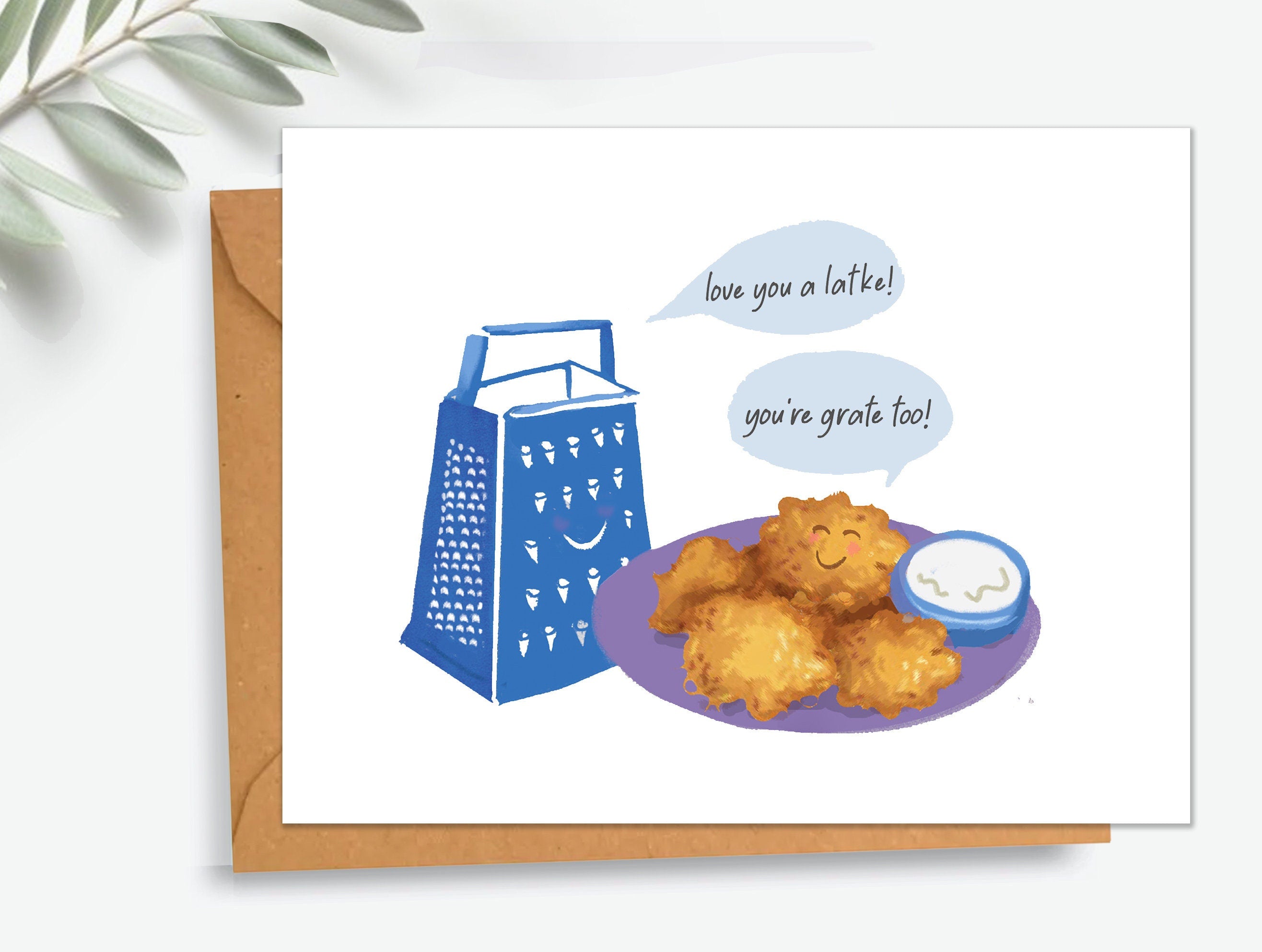 Hanukkah Cards Set Holiday Menorah Flower Card Happy Hanukkah Greeting Cards Beautiful Chanukah Card Set Funny fun colorful Chanukah Cards