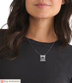 Beit HaMikdash Necklace Jerusalem Holy Temple Necklace Jewelry Designed Israeli Artist Jewish Necklace English Jewish Gift Her Gift for Him