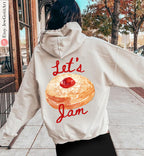 Hanukkah Donut Tshirt Jelly Donut Shirt woman man shirt jewish gift Israel Design Jewish Shirt Chanukah Israeli Artist Holiday Let's Jam