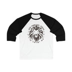 Lion Zion Am Yisrael Chai Unisex 3\4 Sleeve Baseball Tee, Red shirt, jewish art, graphic tee, stand with israel, jewish art israel israelite