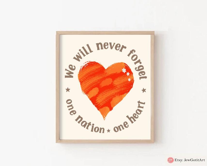 Blooming Flower Hearts Wall Art Jewish Gift Israeli Artist Never Forget Never Forgive Never Again Am Yisrael Chai Flowers Art Judaica Art
