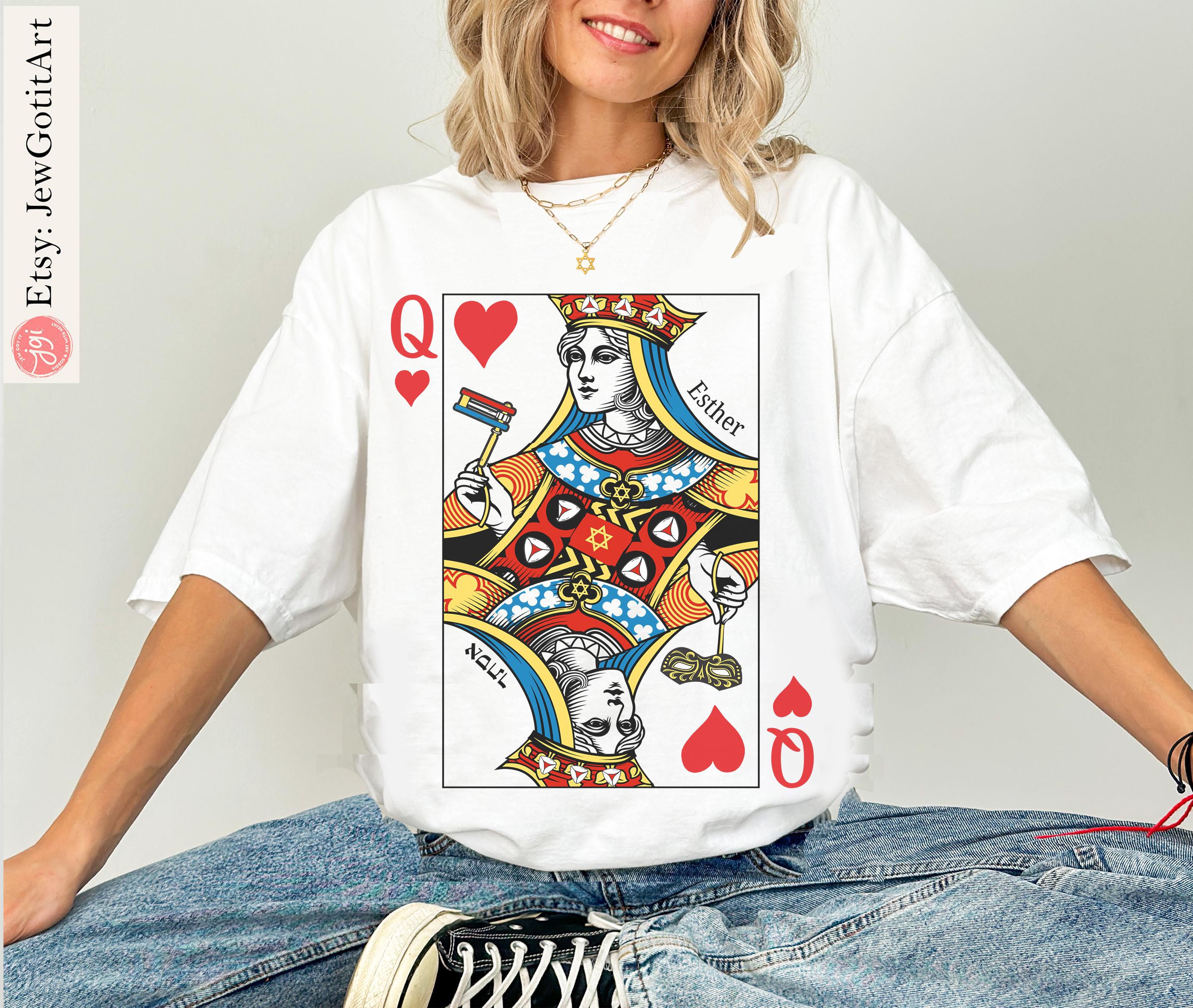 Queen Esther Baby Onesie T-Shirt Purim Sweatshirt Purim Costume by Israeli Artist Jewish Holiday Gift Am Yisrael Chai Queen Card Shirt