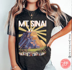 Mt. Sinai TShirt Shavuot Am Yisrael Chai shirt graphic shirt israel art jewish gift Proud Jew Israeli Artist Jewish Holiday Gift Idea