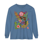 Any Design on a Long Sleeve Unisex Garment-dyed Long Sleeve T-Shirt shirt woman man jewish gift, Israel Design Graphic Shirt Am Yisrael Chai