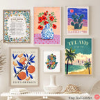 Home Blessing Wall Art Print - Hebrew & English Am Yisrael Chai - Jewish Gift by Israeli Artist - Rosh Hashanah Art Poster and Brachot