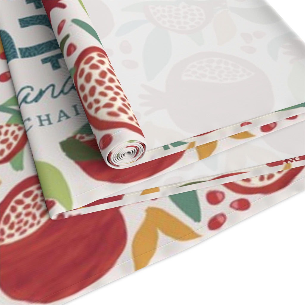 Personalized Shana tova Apple & Honey Table Runner Jewish gift Jewish holiday Israel Rosh Hashanah jewish gift, Israel, dinner table custom