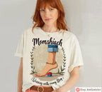 Jewish Mom Shirt Lego-Inspired Momshiach Hebrew Shirt for Women Shabbat Israel Tee Bible Gift | Jewish T-Shirt for Mom Kids & Family Design