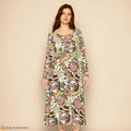 7 Species of Israel Print Dress: Rosh Hashanah Jewish Holiday Outfit