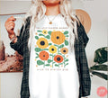 Tel Aviv Flower Market Shirt Israel art Unisex Cotton Tee Shirt for her women Israel artist graphic tee trendy flower shirt jewish gifts