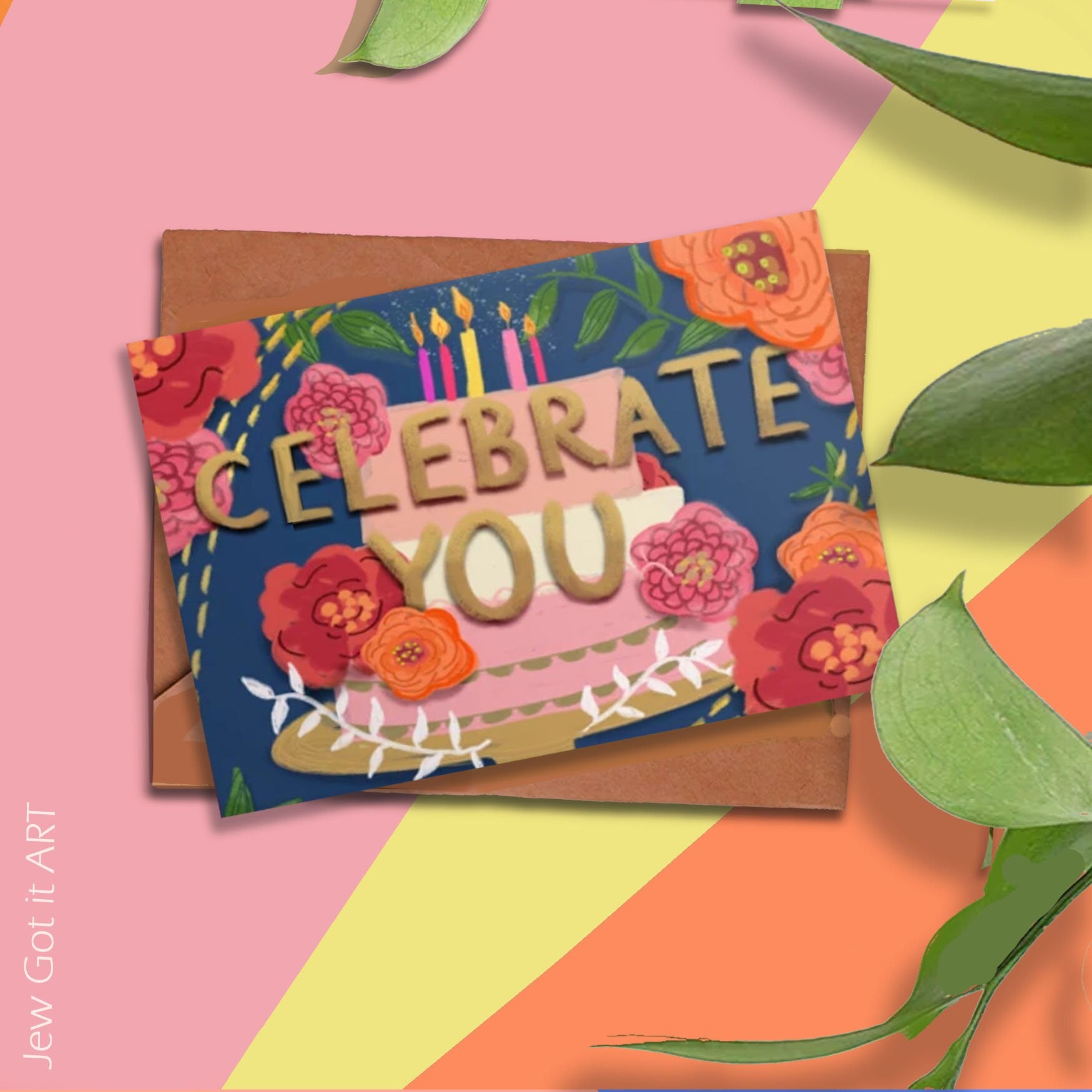 Set of 10 Birthday Card Bundle | Colorful & fun Blank Birthday Greeting Cards