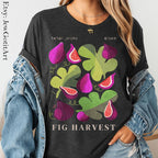 Figs Shirt Israel T-Shirt Jewish Pride Hebrew Shirt with Israeli Flag Fruit Market Shirt Hebrew Fig Art Am Yisrael Chai Jewish Fruit Shirt