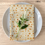 Matzah Cloth Napkins Set of 4 Napkin Passover Pesach Israel Table decor home Gift her Matza Jewish Holiday Cover art Israeli Artist Gifts