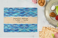 Passover Matzah Cutting Board Personalized Glass Pesach Israel Art jewish gift Israeli artist Israeli Gifts Seder Decor Table Matza Israel