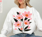 Flower Market  Shirt Israel Graphic Tee Jewish Pride Jewish Gift Am Yisrael Chai T-Shirt Flower Art Pink flowers Women Shirt Boho Shirt